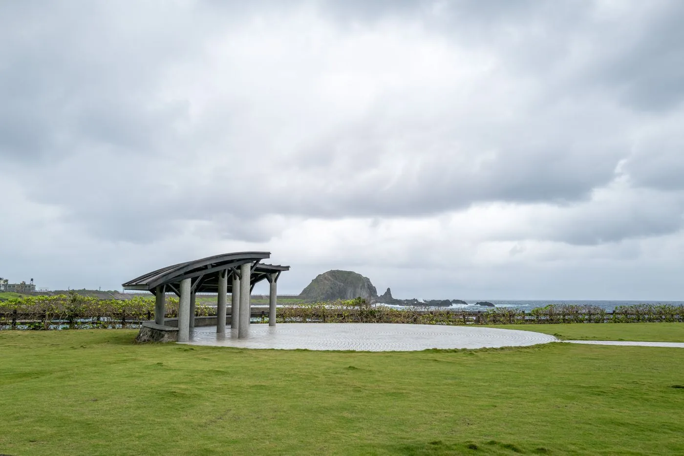 Green Island coast with the Sleeping Beauty rock